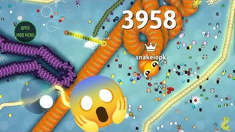 Snake.io MOD MENU Hack Gameplay 🔥 Wall Hack + Funny Moments!