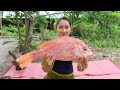 Yummy Fish Frying Vegetable With Chili Sauce Cooking - Fish Frying - Cooking With Sros