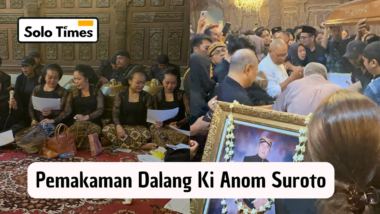 Prosesi Pemakaman Dalang Ki Anom Suroto Diwarnai Isak Tangis