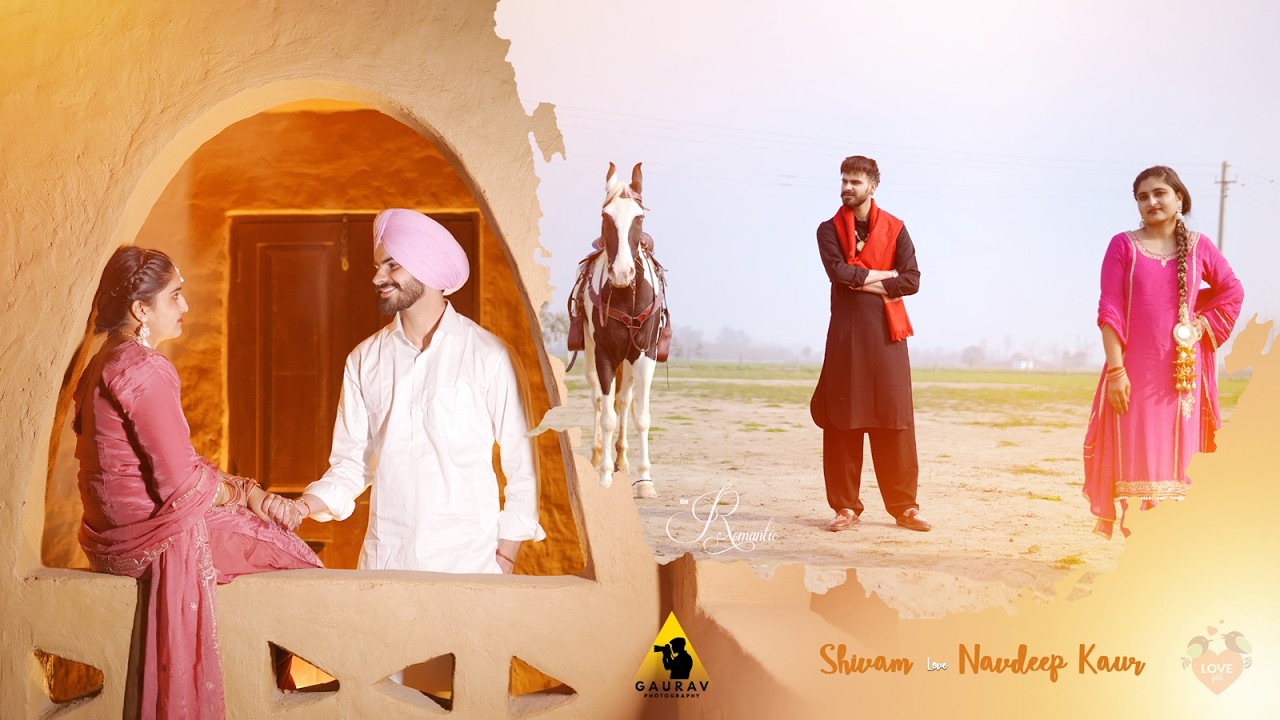 Shivam & Navdeep Kaur || Prewedding || Gaurav Studio || Talk Song