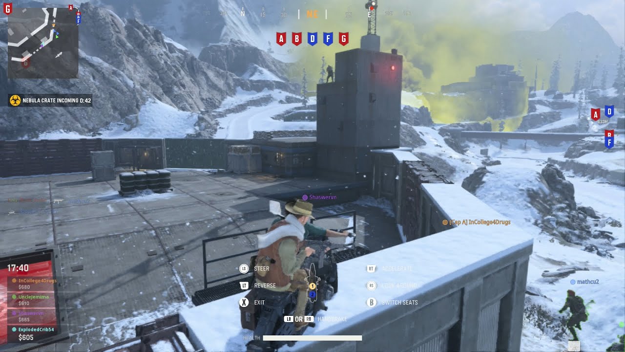 Try This Motorcycle Flank to Capture G Base On Vanguard Arms Race (No Commentary)