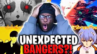 Anime NOOB Ranks Random Anime Openings For The FIRST TIME (Neon Genesis, MASHLE, Black Clover, etc)