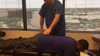 First Time Chiropractic Adjustment for Severe Lower Back Pain & Sacroiliac Pain Gets Relief