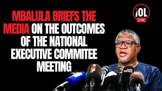 LIVE: Mbalula Briefs Media on ANC NEC Meeting Outcomes