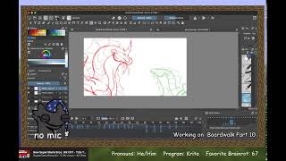 (No Mic) live so that i actually get work done on boardwalk (animating)