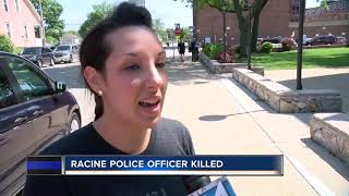 Racine community comes together for fallen officer