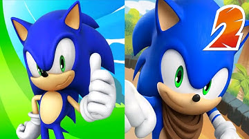 Sonic Dash VS Sonic Dash 2: Sonic Boom (Android,iOS) Gameplay - Part 1