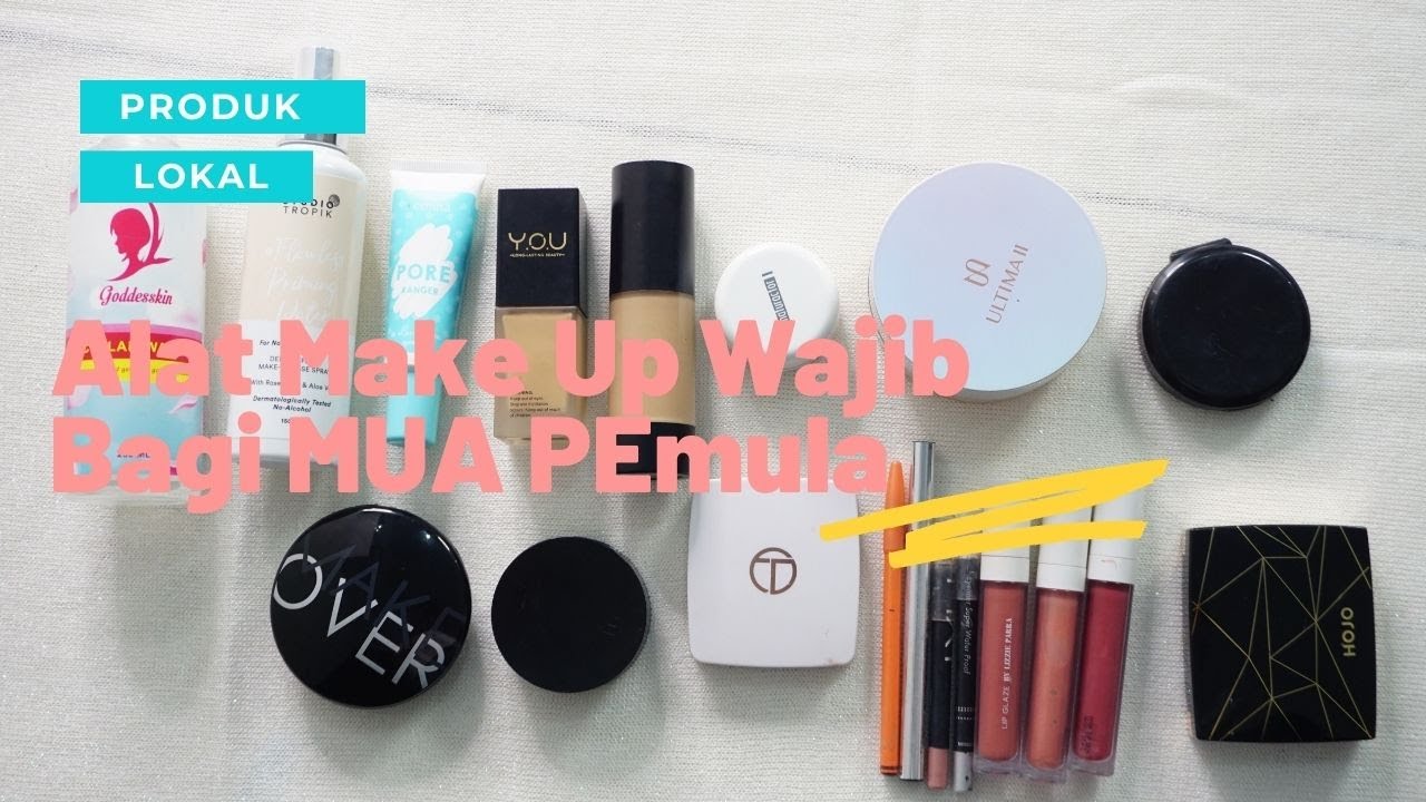produk WAJIB untuk MUA PEMULA (belajar jadi Make Up Artist) #TutoRia