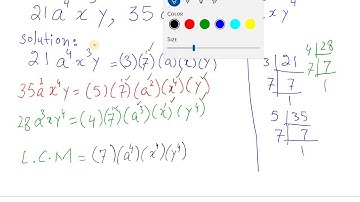 LCM of algebraic expressions  (General Math Ex 3.3 class 10)