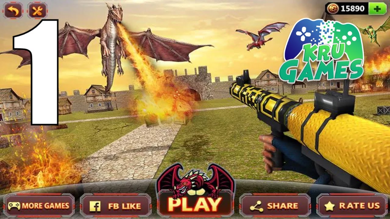 Flying Dragon Hunting: Dragons Shooter Game 2020 Gameplay Walkthrough #1 (Android, IOS)