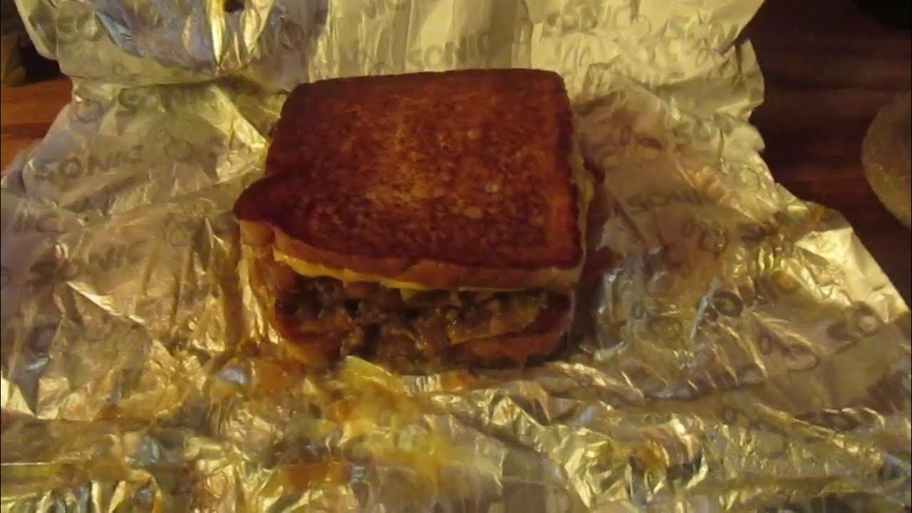 Sonic Spicy Steak & Bacon Grilled Cheese Sandwich YouTube