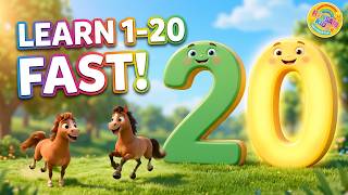 Count 1 to 20 | Numbers Song for Kids | Learn Counting for Kindergarten