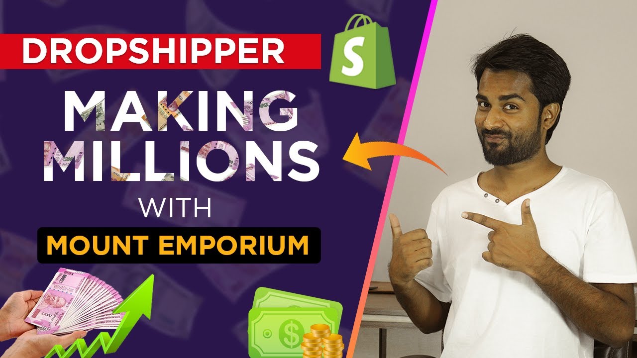 Mount Emporium Dropshipping In India | Beginners Ecommerce part time work | RTO | Online Income Idea