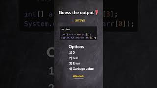 WHAT IF AN ARRAY IS EMPTY?👀 | JAVA #viral