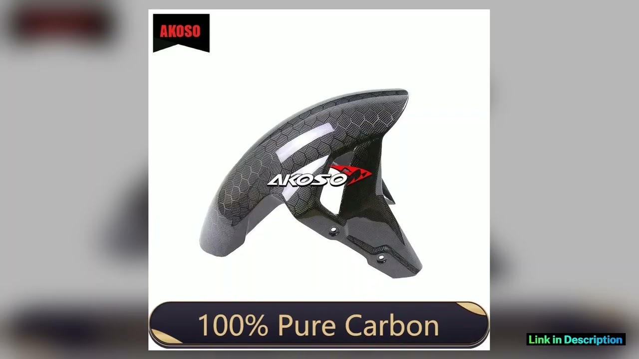 100 Pure 3K Full Carbon Fiber Motorcycle Front Fender Hugger Mudguard For BMW S1000RR S1000R
