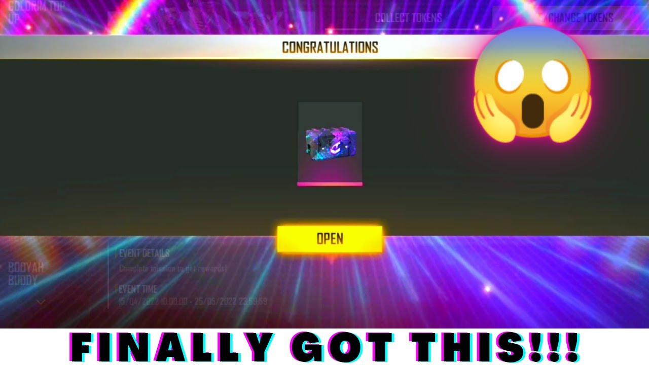 FINALLY GOT CHARACTER CHOICE CRATE IN FREE FIRE!!😱