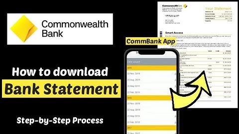 Commonwealth Statement CommBank App | Get Account Summary or Transaction History Commonwealth app