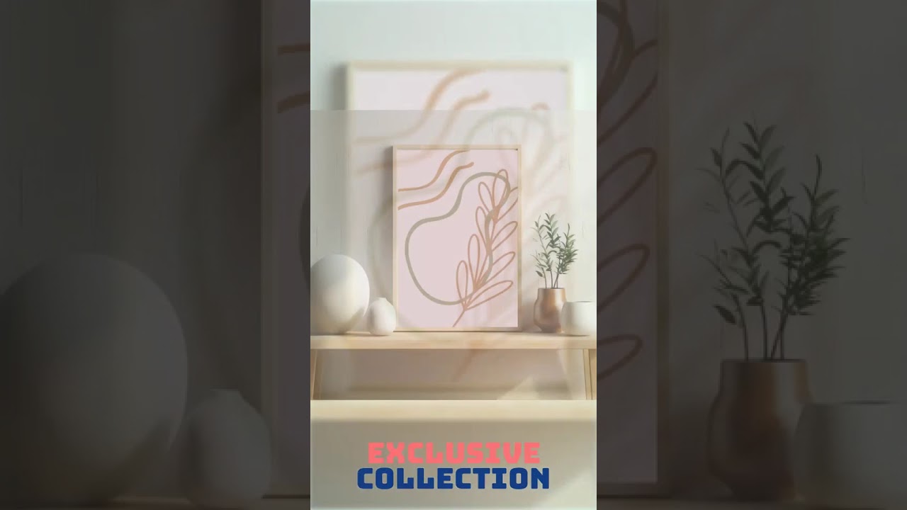 Muted Colors Abstract Digital Wall Art - Instant Download - 18" x 24" Poster Size