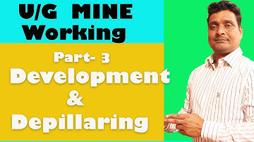 U/G Mine working method l Part-3 l Development and Depillaring l important for all competitive exams