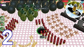 Attack Hole - Black Hole Game : Gameplay Walkthrought Part 2 Claim All Weapon iOS/Android