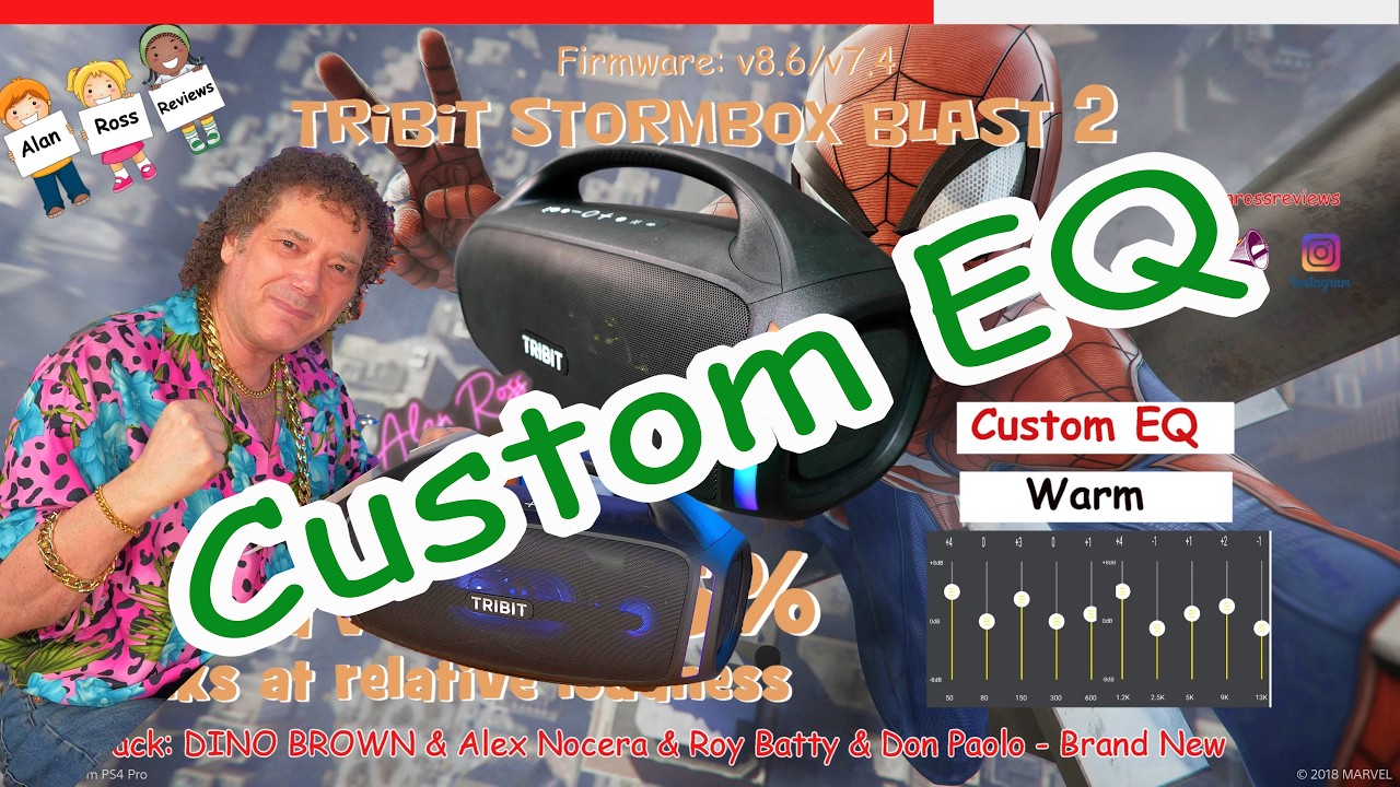 Лучшие настройки эквалайзера Tribit Stormbox Blast 2! Алан Росс!