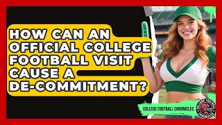 How Can An Official College Football Visit Cause A De-commitment - College Football Chronicles