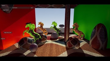 InfniGLASS with sub surface scattering & Lumina real time global illumination world space reflection