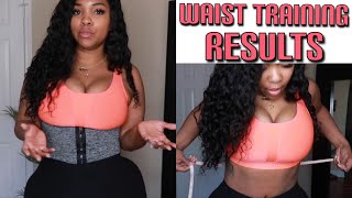 My 2 Week WAIST TRAINING Results!! 😱