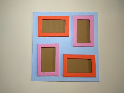 Diy 4 Photo Collage Frame Banane Ka Tarika Stylish Wall You - Handmade Collage Photo Frames Diy 4 Photo Collage Frame Banane Ka Tarika Stylish Wall You - Handmade Collage Photo Frames