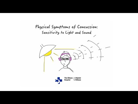 Symptoms Concussion: Sensitivity to Light Sound - YouTube