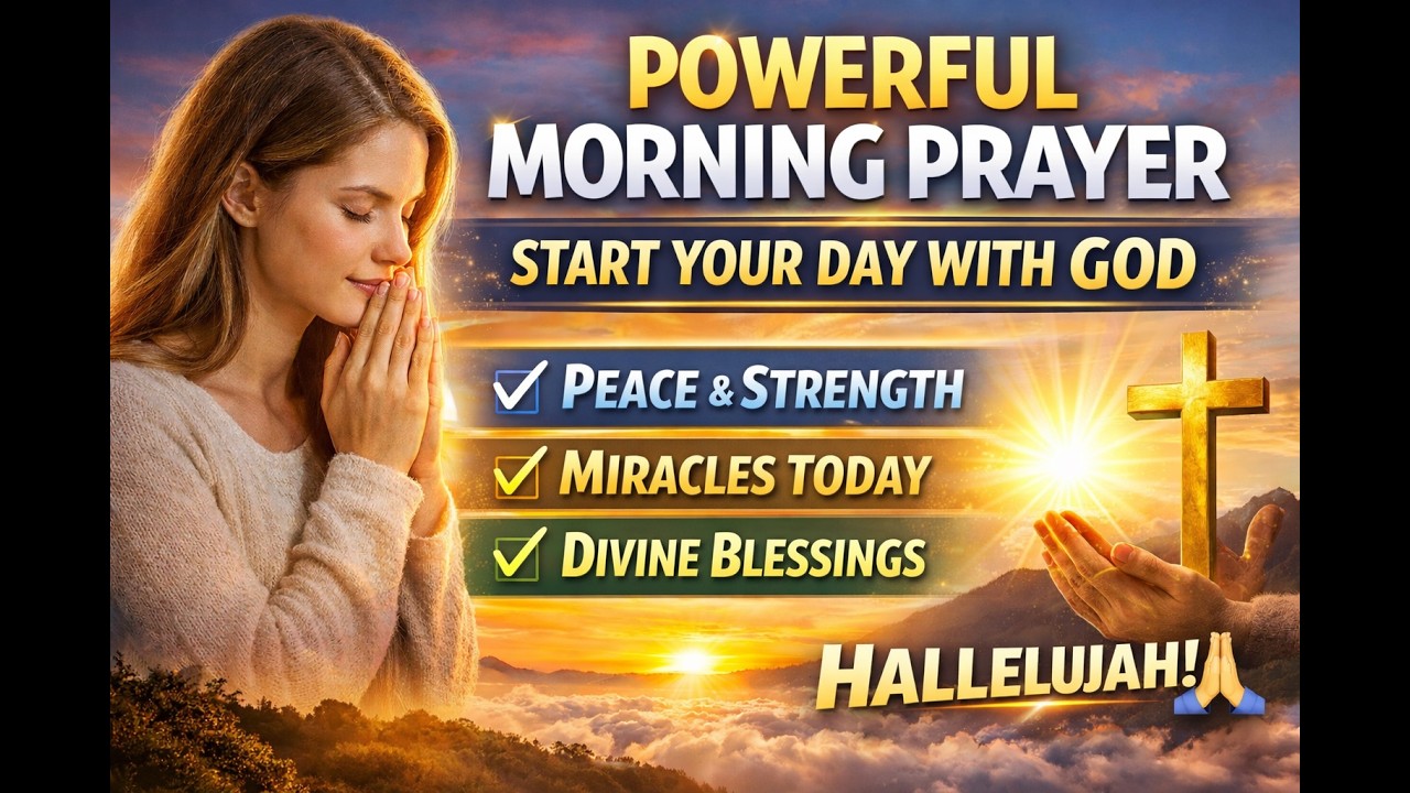 POWERFUL MORNING PRAYER TO START YOUR DAY WITH GOD | Be Blessed Today 🙏 ...