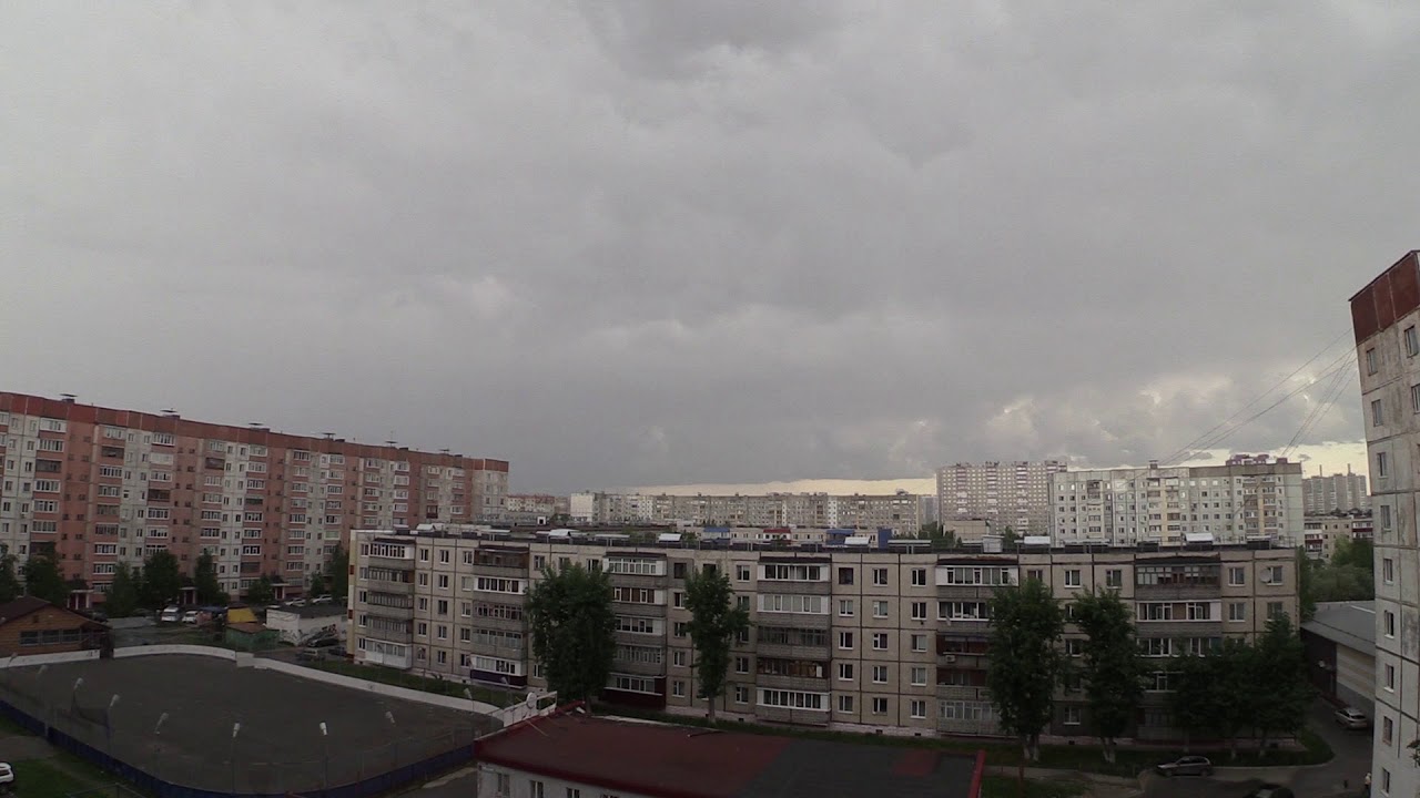 Positive lightning strikes. Сургут.