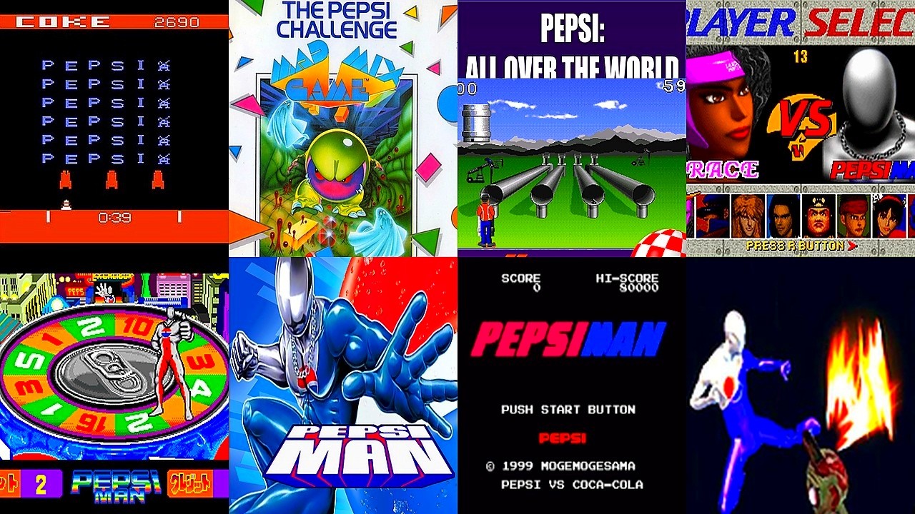 The Evolution of PEPSI Games (1983-2021) - YouTube