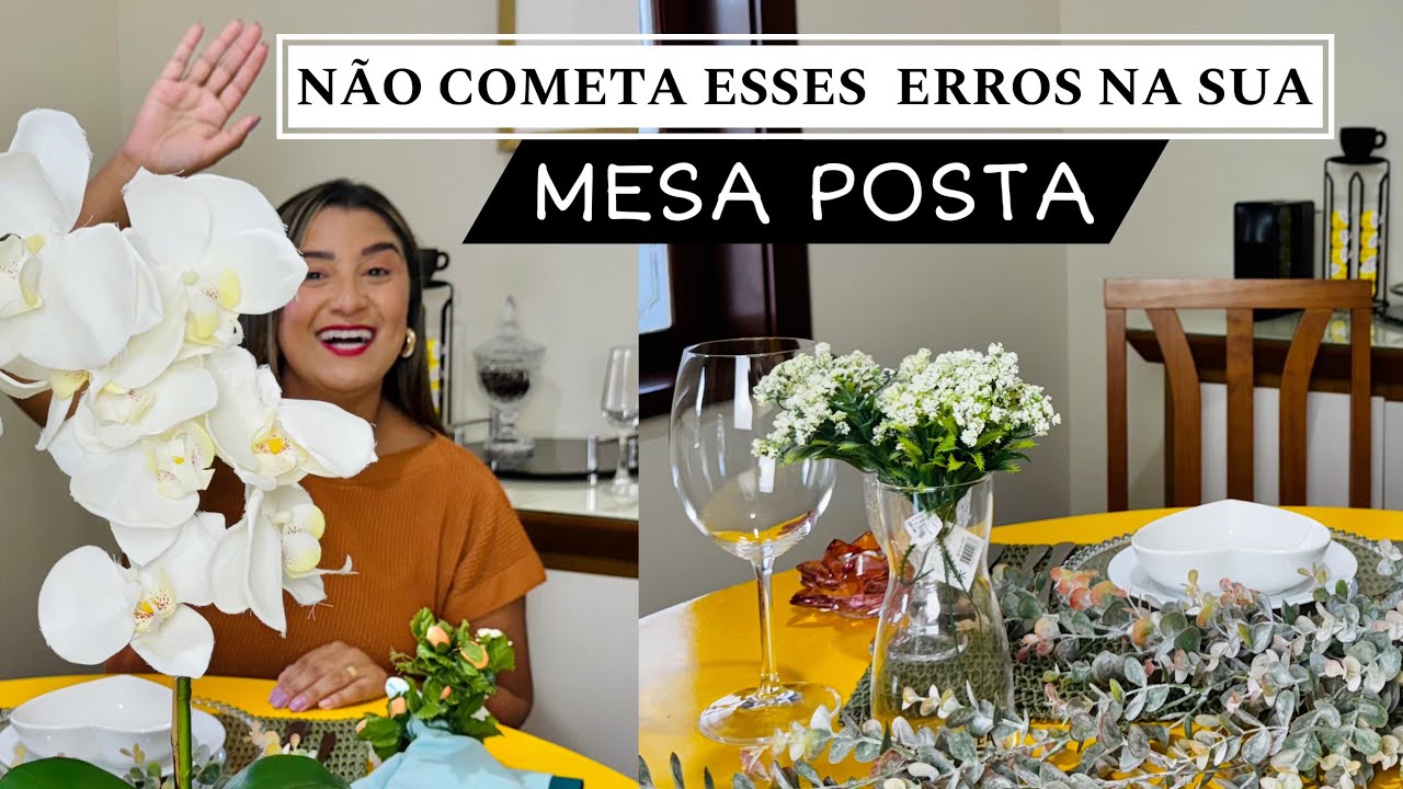MESA POSTA ERROS GRAVÍSSIMOS NA MONTAGEM DA MESA NUNCA UTILIZE ISSO NA SUA MESA POSTA #mesaposta