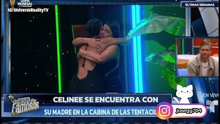 CELINEE SE ENFRENTA A LA CABINA DE LAS TENTACIONES Y VE A SU MAMA! LA CASA DE LOS FAMOSOS 6 EN VIVO