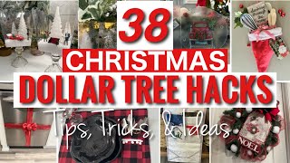DOLLAR TREE CHRISTMAS HACKS TIPS TRICKS | STUFF YOU’VE GOT TO SEE!!