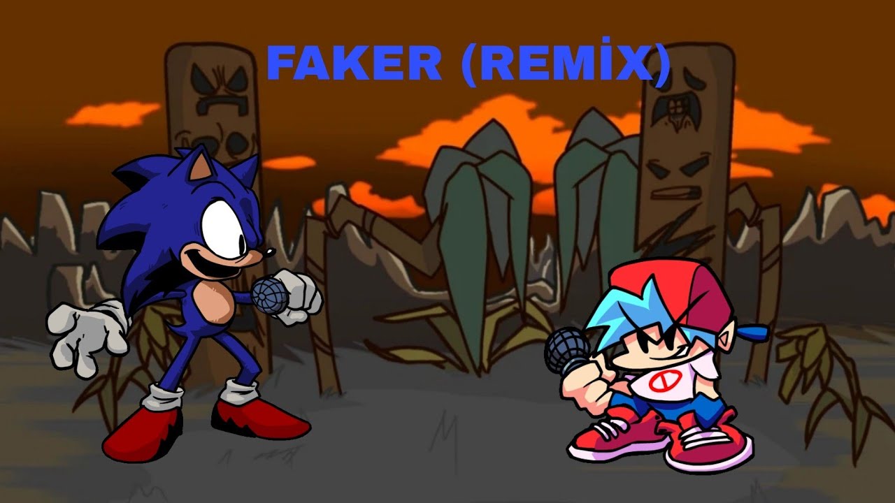 Friday night funkin:' Vs. Faker Sonic - Faker (Remix) - YouTube