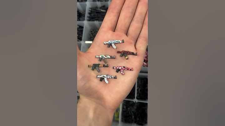 Custom LEGO Printed AK Weapons and Accessories for army SWAT Minifigures!
