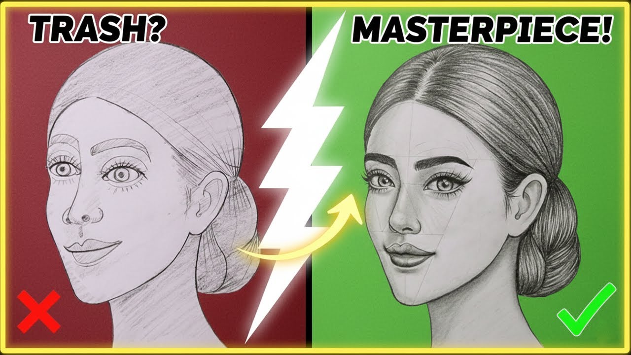Beginner Mistakes in Face Drawing
