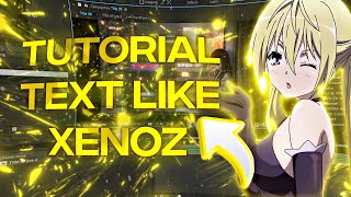 Como Fazer Texto igual do Xenoz no After Effects [Simples e Rápido]