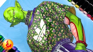 Drawing Piccolo (Dragon Ball) in My Fashionable Style | #fanart #animeart #animeedit #fashion