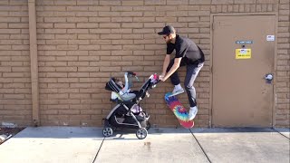 Dad & Baby Street Skateboarding | SLS Training pt.2