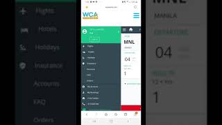WCA TRAVEL PORTAL 2 LOGIN AND MARK UP SETTINGS