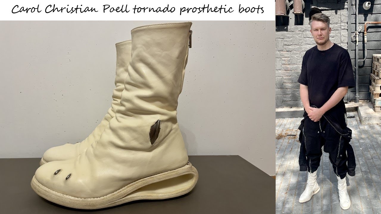 Carol Christian Poell tornado u sole titanium prosthetic boots