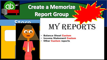 Create a Memorize Report Group 2.45