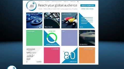 Audio, Video & Multimedia Localization Services by JBi Studios