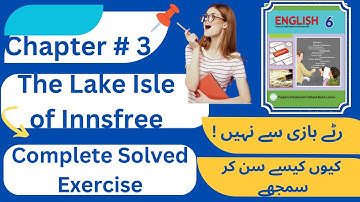 The Lake Isle of Innisfree exercise|The Lake Isle of Innisfree exercise new book 6th class|Unit 3