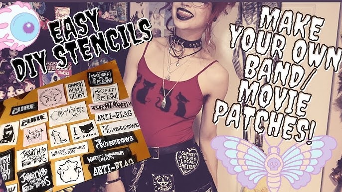 Misprints and screw ups DIY punk patches