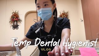 A week in the life of a temp dental hygienist | vlog