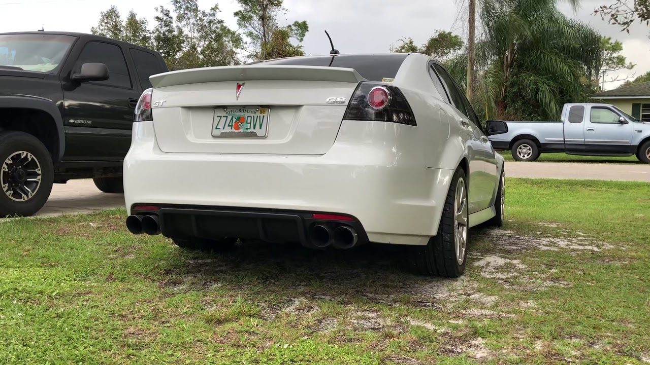 Pontiac G8 GT Hellcat resonators YouTube